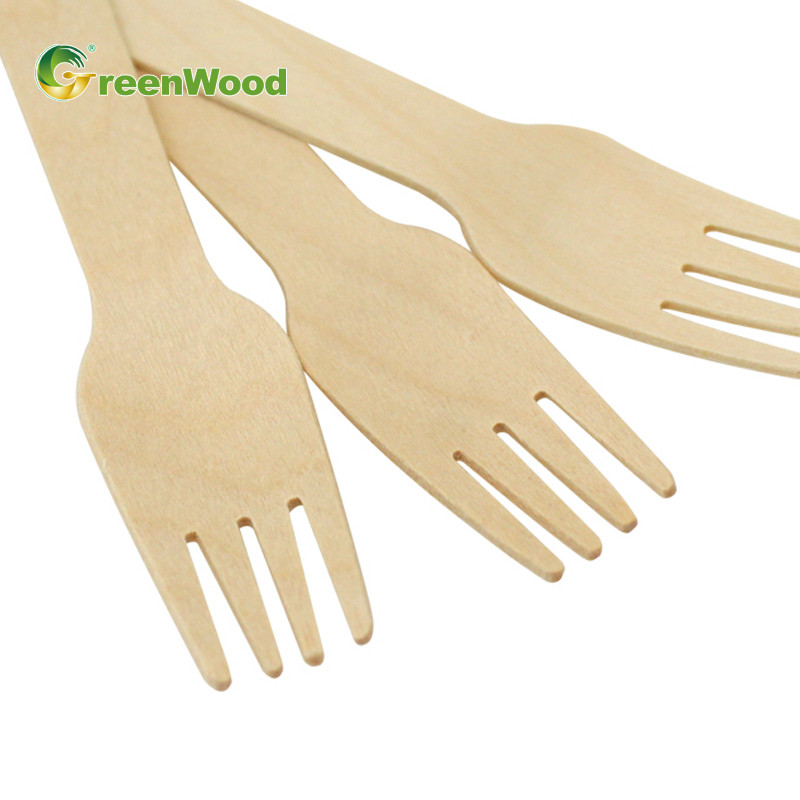 140mm Birch Fork,Disposable Wooden Fork,Eco-friendly Compostable Fork,Wooden Cutlery,Natural Biodegradable Fork,