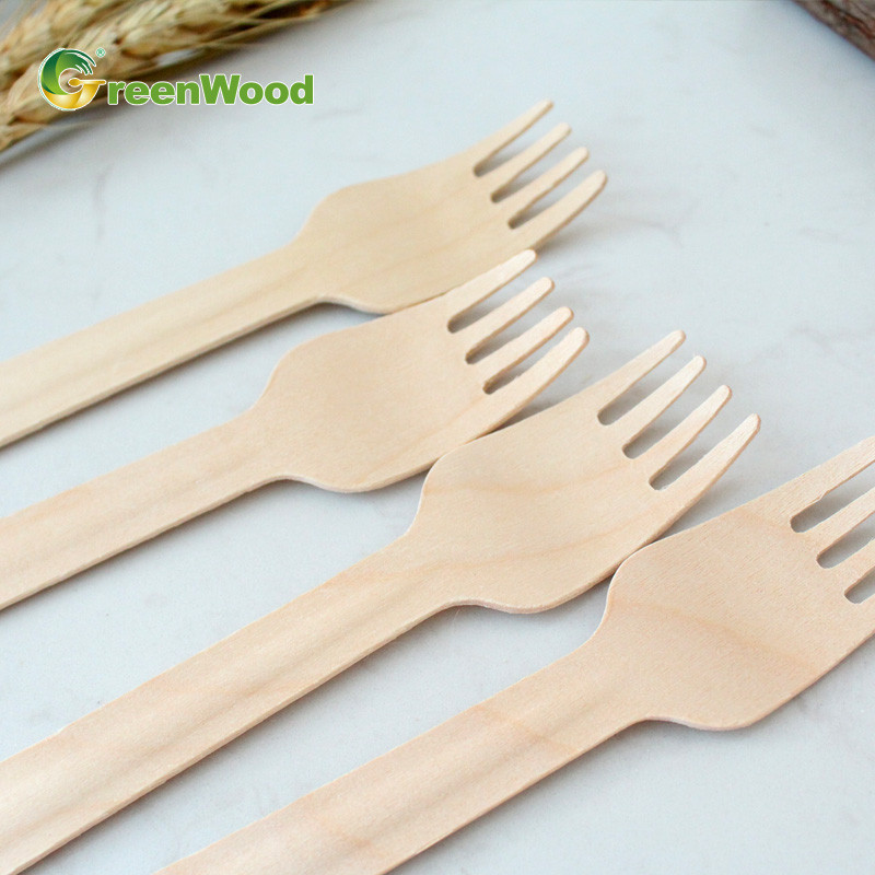 160mm Disposable Wooden Fork,Natural Biodegradable Wooden Fork,Wooden Fork With Raised Handle,Eco-friendly Compostable Wooden Fork,Wooden Fork Wholesale,Wooden Fork Private Label,Wooden Fork Customized LOGO