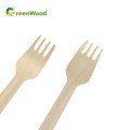 160mm Disposable Wooden Fork | Natural Biodegradable Wooden Fork With Raised Handle | Eco-friendly Compostable Fork Wholesale