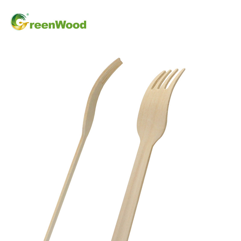 160mm Disposable Wooden Fork,Natural Biodegradable Wooden Fork,Wooden Fork With Raised Handle,Eco-friendly Compostable Wooden Fork,Wooden Fork Wholesale,Wooden Fork Private Label,Wooden Fork Customized LOGO