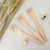 185mm Disposable Wooden Fork With Raised Handle | Natural Biodegradable Wooden Fork | Eco-friendly Compostable Fork