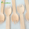 140mm Disposable Wooden Spork | Eco-friendly Compostable Wooden Spork Natural Biodegradable Wooden Spork