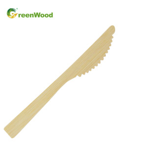 170mm Disposable Bamboo Cutlery Spoon Knife Fork Set for Take-out Bamboo Tableware Kits