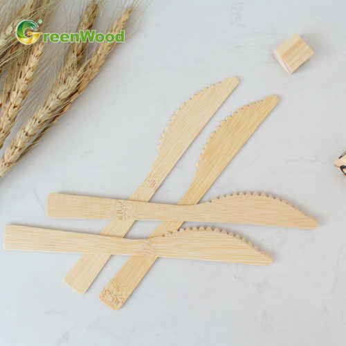 Одноразовый бамбуковый нож на вынос - 170 мм | Бамбуковые столовые приборы Китай производитель для оптовой продажи