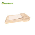 PE Film Shrink Packed Disposable Wooden Cutlery Set of 24PCS Assorted Wooden Tableware Set