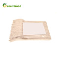 Eco-Friendly Disposable Wooden Cutlery with POF Skrinked Bag