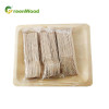 Disposable Wooden Cutlery and Plates Set 100% Natural Compostable Biodegradable Wooden Tableware