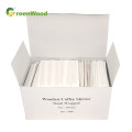 Eco-Friendly Disposable Wooden Coffee Stirrers with Box For Retail Packaging wooden cocktail stirrer