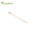 Bulk Packing Round Head Disposable Wooden Stirrers for Coffee Shop Use