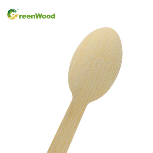 Einweg-Löffel aus Bambus - 170 mm | Umweltfreundliches, kompostierbares, biologisch abbaubares Bambusbesteck