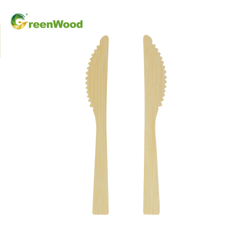Disposable Bamboo Knife,170mm Disposable Bamboo Knife for Take-out,Disposable Knife,Bamboo Serrated Table Knife,Bamboo Knife Wholesale,Bamboo Knife Manufacturer