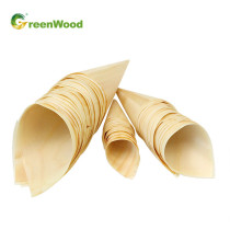 Eco-Friendly Disposable Wooden Cone Food Containers NIGIRI SUSHI Wooden Hand Rolled Sushi Containers