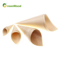 Eco-Friendly Biodegradable Disposable Wooden Cone Food Containers