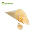 Eco-Friendly Biodegradable Disposable Wooden Cone Food Containers Wooden NIGIRI SUSHI Wooden Hand Rolled Sushi Containers