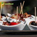 Wooden Toothpick Double Pointed Round Disposable Wooden Toothpick for Teeth Cleaning