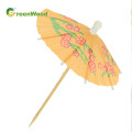 Multicolor Wooden Cocktail Skewer Eco-Friendly Color Disposable Food Wooden Decorative Skewer For Fruit Kabobs