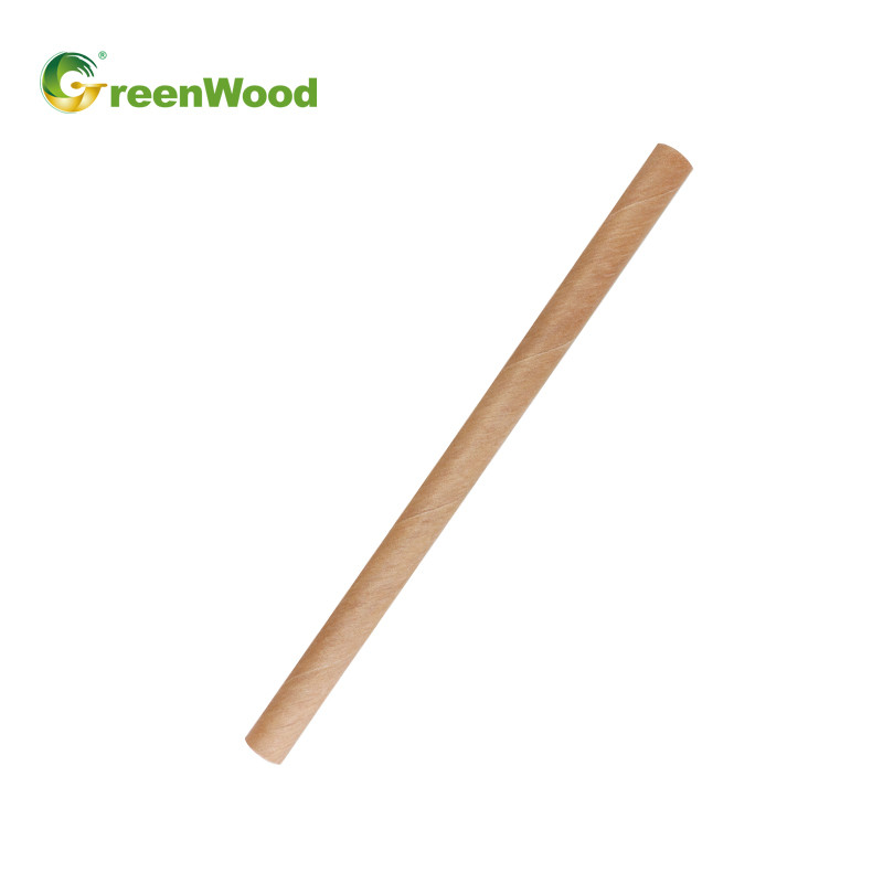 Disposable Wooden Drinking Straws Biodegradable EcoFriendly Drink