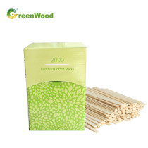 Customizable Disposable Bamboo Coffee Stirrers for Brand Partners | Flat Tip, Eco-Friendly Stiricks | ODM/OEM & Bulk Wholesale by Global Producer