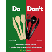 Is disposable wooden cutlery more eco friendly than plastic?