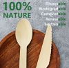 Is wooden cutlery compostable?