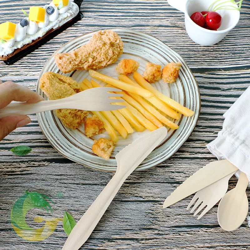 compostable wooden cutlery