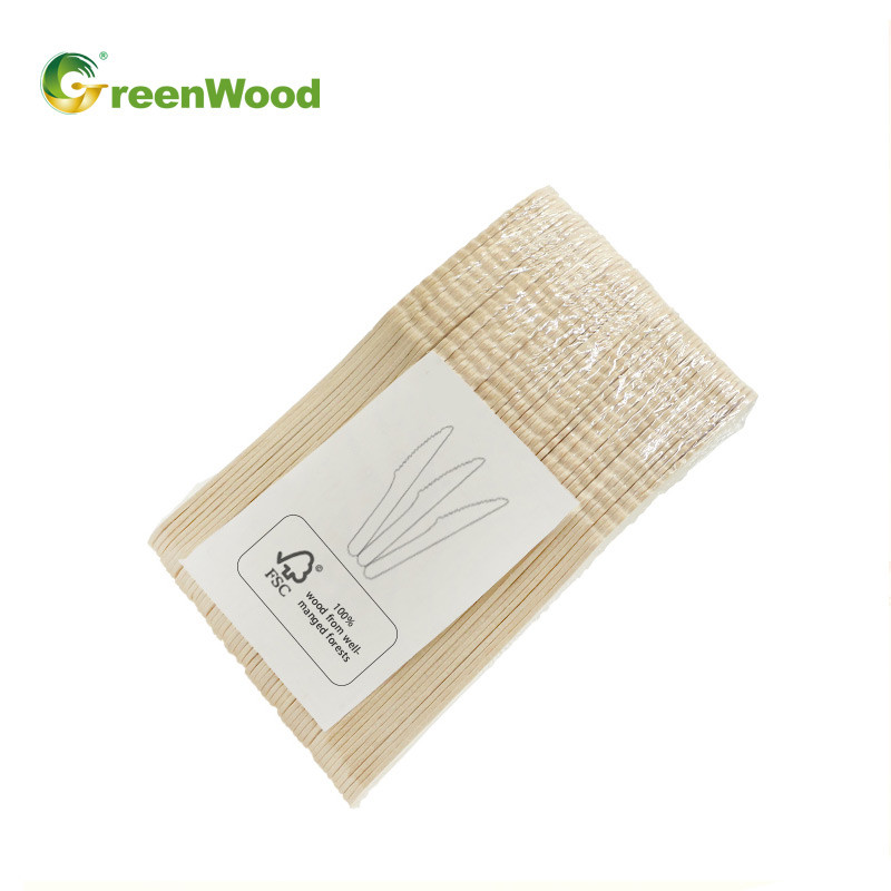 OEM/ODM Customizable Disposable Wooden Tableware Set 24PC Assorted