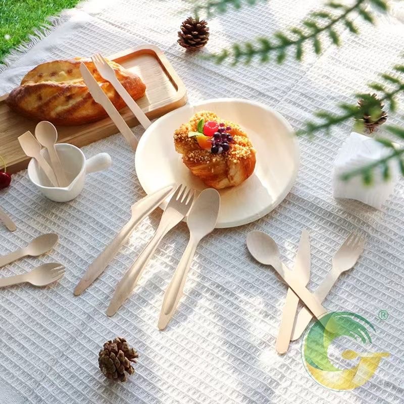 wooden tableware