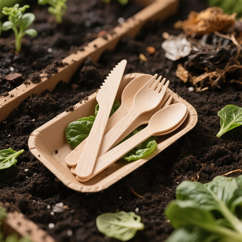 Are Disposable Wooden Cutlery  Compostable?