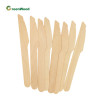 165mm Disposable Wooden Knife With Raised Handle | Natural Biodegradable Compostable Wooden Knife