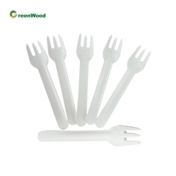 Wholesale 100% paper Fork Compostable paper Cutlery Eco Friendly Fork Knife Spoon
