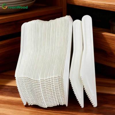 Biodegradable disposable paper tableware and knives for restaurants and parties