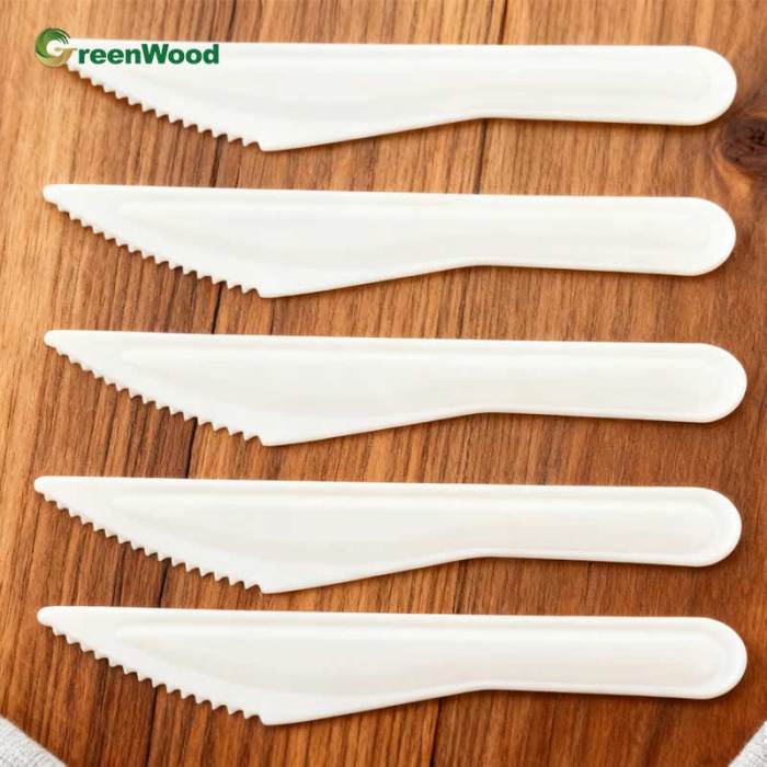 Biodegradable disposable paper tableware paper knife disposable tableware