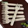 Hot selling CPLA tableware disposable cake spoon fork knife set compostable biodegradable tableware