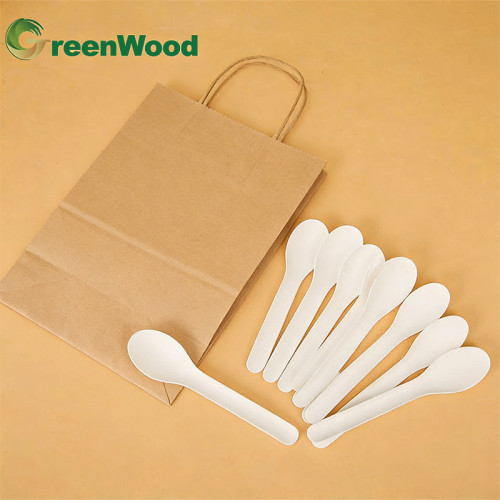 Eco-Conscious 150mm Birch |Wooden Spoons| Wholesale Disposable Wooden Tableware with Enhanced Grip