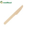 Bulk Wholesale 158mm Disposable Wooden Knife | Natural Biodegradable Wooden Cutlery | Eco-friendly Compostable Knives - Ideal for OEM & ODM Partnerships