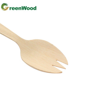 High-Quality 158mm Disposable Wooden Forks - Biodegradable & Compostable | Customized OEM & ODM Solutions for Wholesale Buyers | Perfect for Eco-Friendly Brands and Food Service Providers