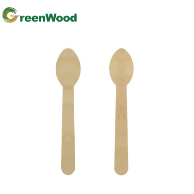 Custom OEM & ODM 150mm Disposable Wooden Spoon | Sustainable Biodegradable Wooden Spoon for Food & Desserts - Wholesale Options for International Brands & Wholesalers