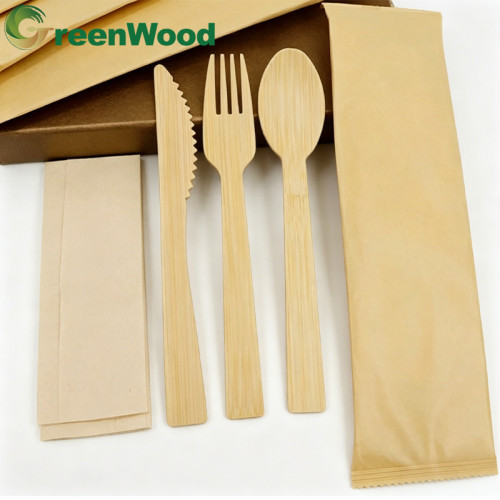 Disposable Bamboo Cutlery Set | OEM/ODM Manufacturer & Bulk Wholesale Supplier of Eco-Friendly Bamboo Tableware Kits for Catering & Custom Branding Global Supply