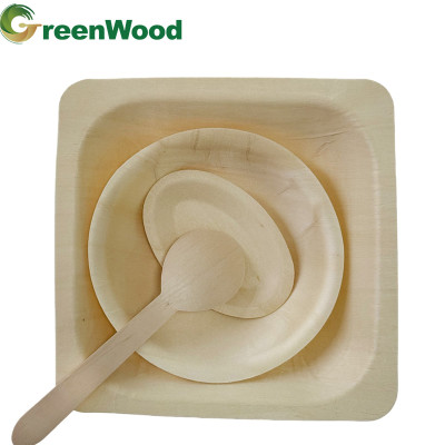 Wooden Rectangle Plate OEM/ODM Manufacturer & Bulk Wholesale Supplier for Catering, Events & Food Service | Custom Biodegradable Wood Plates for Global Export
