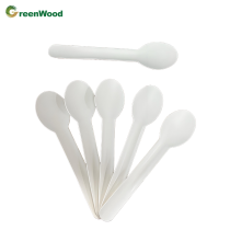 Environmentally friendly tableware, disposable wholesale, food grade spoons, compostable tableware, natural white
