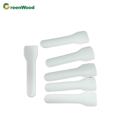 Disposable Pulp Paper Independent Packaging Small Ice Cream Spoon Pulp with Top Quality