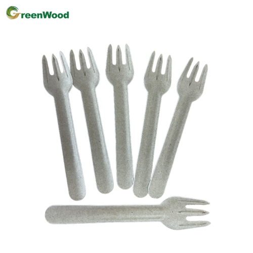 Custom Disposable Pulp  Cutlery Spoon Fork Knife Pulp for Sale