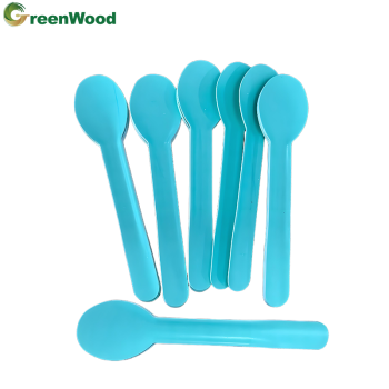 Wholesale biodegradable paper spoons, environmentally friendly disposable paper spoons, disposable paper spoons, customizable colors