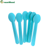 Wholesale biodegradable paper spoons, environmentally friendly disposable paper spoons, disposable paper spoons, customizable colors