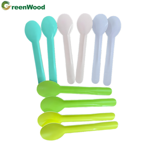 Customized Color Compostable Pulp Tableware Biodegradable Disposable Pulp Tableware Spoon