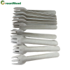 Customized disposable biodegradable and compostable paper tableware, fiber pulp fork tableware