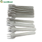 Customized disposable biodegradable and compostable paper tableware, fiber pulp fork tableware