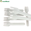 Plastic free compostable paper tableware to combat marine plastic pollution, paper fork