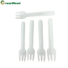 Plastic free compostable paper tableware to combat marine plastic pollution, paper fork