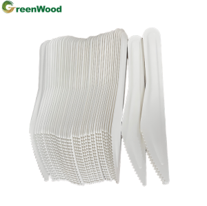 Hot selling CPLA tableware disposable cake spoon fork knife set compostable biodegradable tableware
